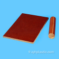 Feuille de coton phénolique de tissu brun d'application électrique